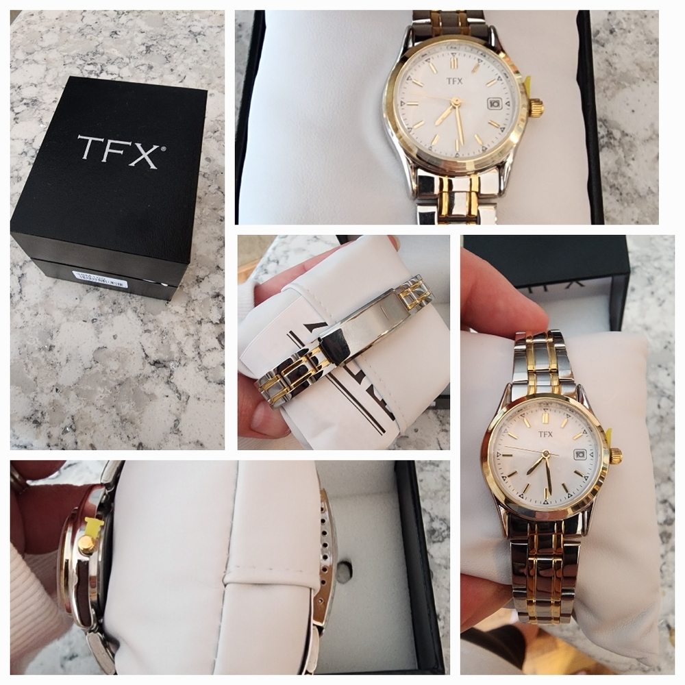 TFX Ladies Two Tone Watch brand new